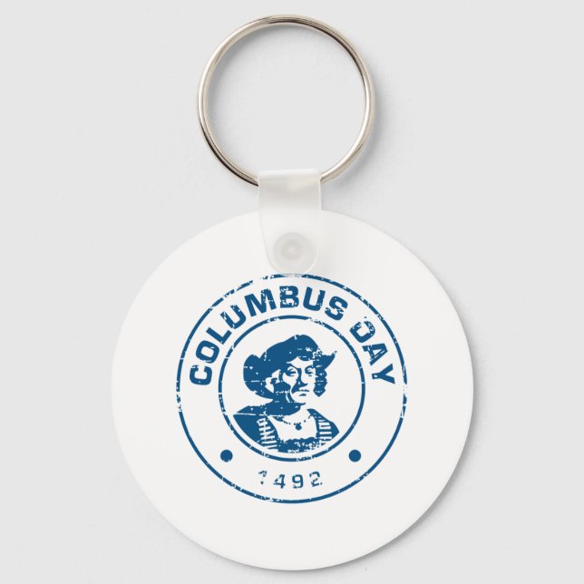 Columbus Day 5 Keychain (Front)