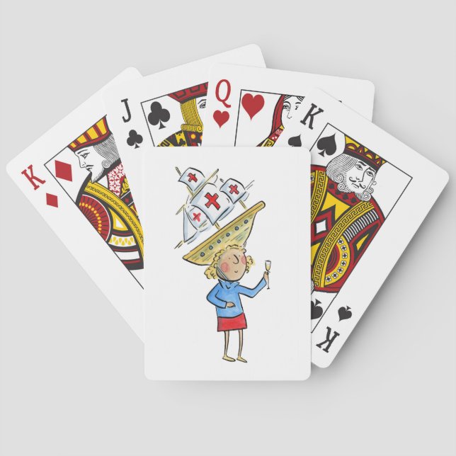 Columbus Day Playing Cards (Back)