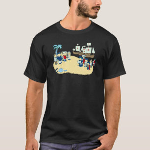 Columbus Discovers Seven Stranded Castaways T-Shirt