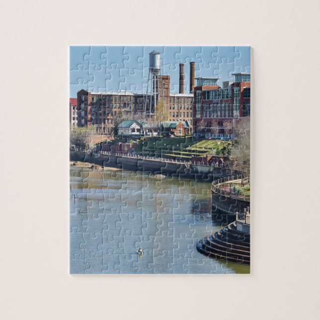 Columbus Ga River Front Puzzle (Vertical)