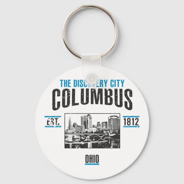 Columbus Keychain (Front)