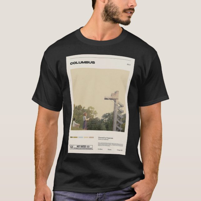 Columbus Movie Poster Classic T-shirt (Devant)