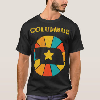 Columbus Nebraska Vintage Distressed Souvenir 1 T-Shirt