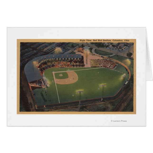 Columbus, OH - Aérien de Red Bird Baseball (Devant horizontal)