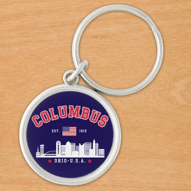 Columbus OH Downtown Silhouette Keychain (Creator Uploaded)