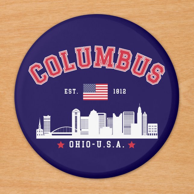 Columbus OH Downtown Silhouette Magnet (Creator Uploaded)