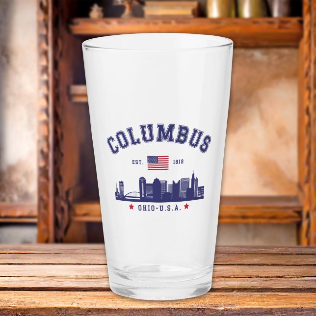Columbus Ohio Architectural Skyline Glass (Creator Uploaded)