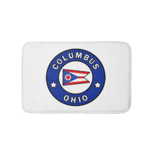 Columbus Ohio Bath Mat