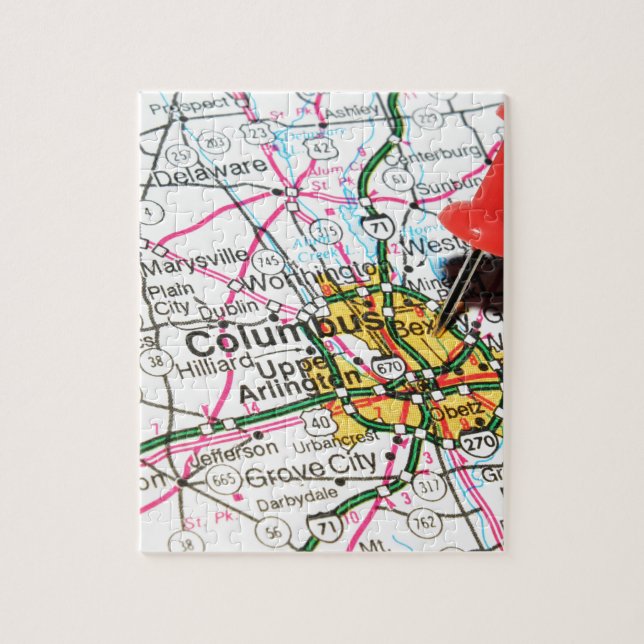 Columbus, Ohio Jigsaw Puzzle (Vertical)
