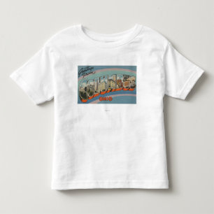 Columbus, Ohio - Large Letter Scenes 2 Toddler T-shirt