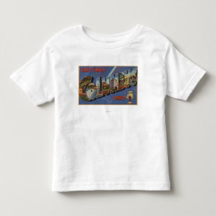 Columbus, Ohio - Large Letter Scenes Toddler T-shirt