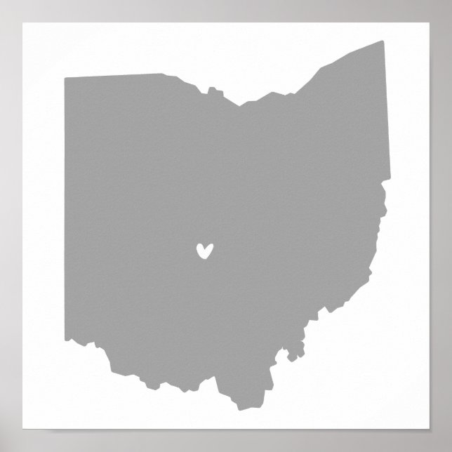 Columbus, Ohio Love Poster (Front)
