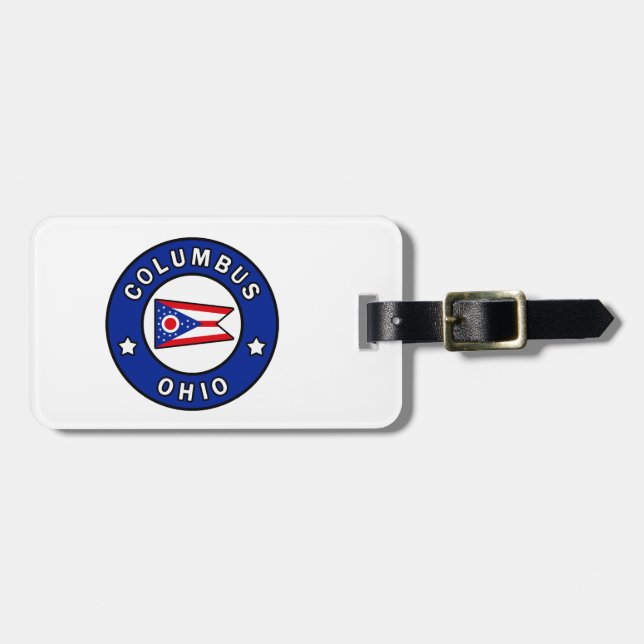 Columbus Ohio Luggage Tag (Front Horizontal)