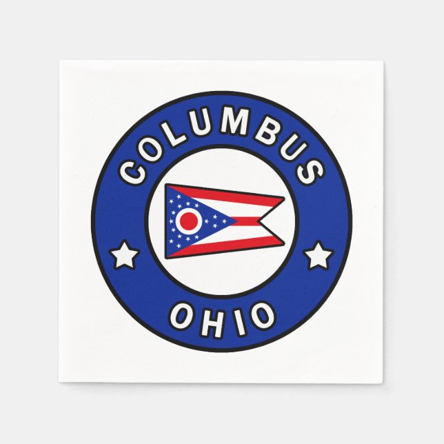 Columbus Ohio Napkin (Front)