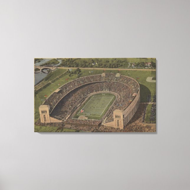 Columbus, Ohio - Ohio State University Canvas Print (Front)