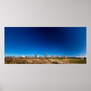 Columbus, Ohio seen from Scioto Audubon Metro Park Poster