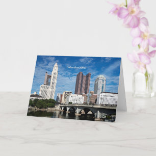 Columbus, Ohio skyline Card