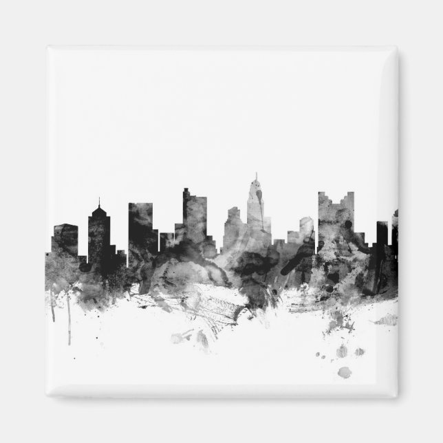 Columbus Ohio Skyline Magnet (Front)