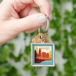 Columbus Ohio The Arch City Keychain