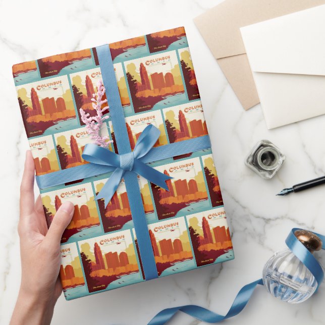 Columbus Ohio | The Arch City Wrapping Paper (Gifting)