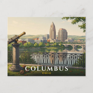 Columbus Ohio Travel Postcard