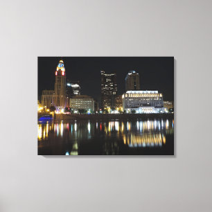 Columbus skyline canvas