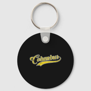 Columbus Soccer Fan Vintage Keychain