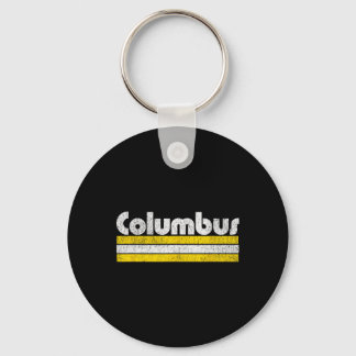Columbus Soccer Vintage City  Keychain