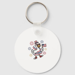 Columbus Soccer Vintage Engraving Shirt Design_1 Keychain
