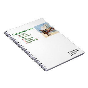 Columbus was ITALIAN Notebook
