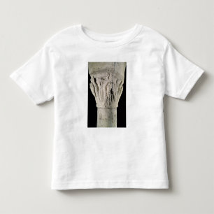Column capital with a man with raised arms toddler t-shirt