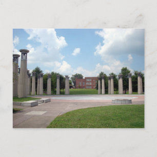 Column Circle & Bells Bicentennial Mall Postcard