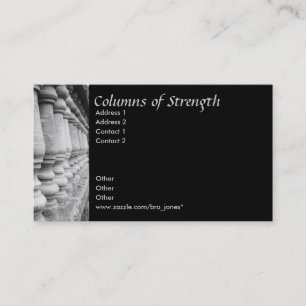 Columns of Strength Business Card