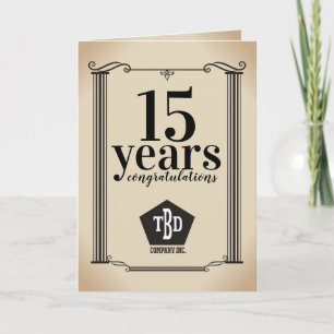 Columns universal employee anniversary card