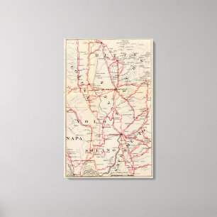 Colusa, Yolo, Napa, Butte, Yuba, Sutter, Solano Canvas Print