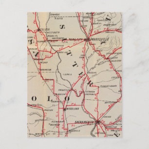 Colusa, Yolo, Napa, Butte, Yuba, Sutter, Solano Postcard