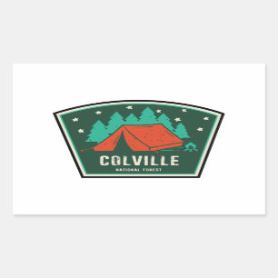 Colville National Forest Camping Sticker