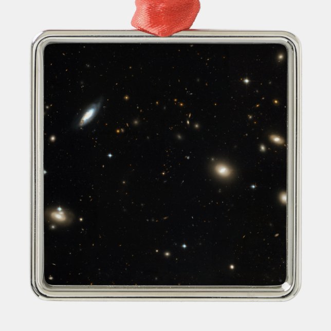 Coma Cluster of galaxies Metal Ornament (Front)