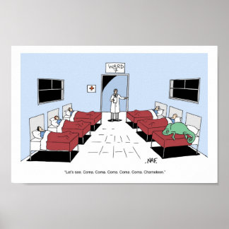 COMA COMA CHAMELEON POSTER