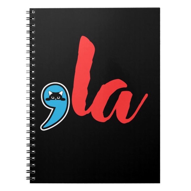 Coma La 2024 Cat Lady Notebook (Front)