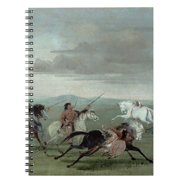 Comanche Feats of Martial Horsemanship, 1834 (oil Notebook (Front)