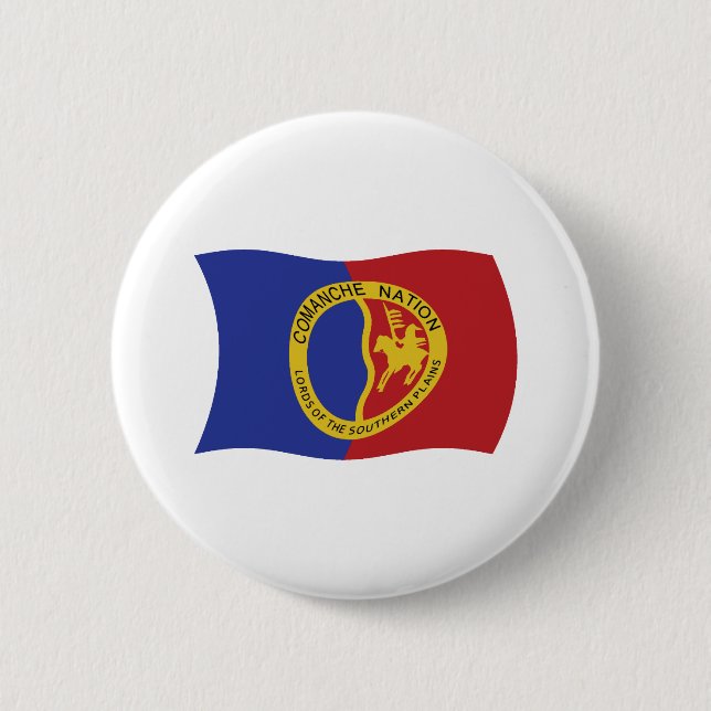 Comanche Nation Flag Button (Front)