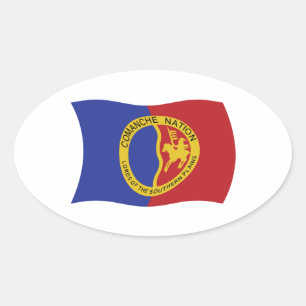 Comanche Nation Flag Sticker
