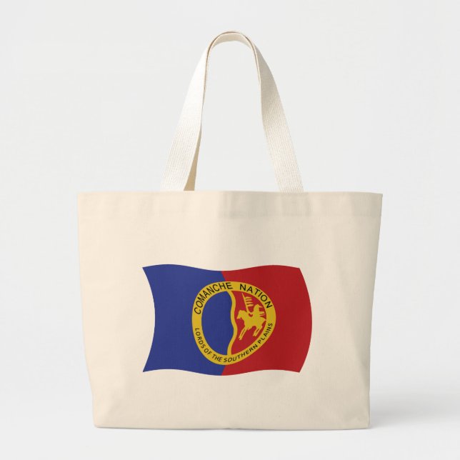 Comanche Nation Flag Tote Bag (Front)