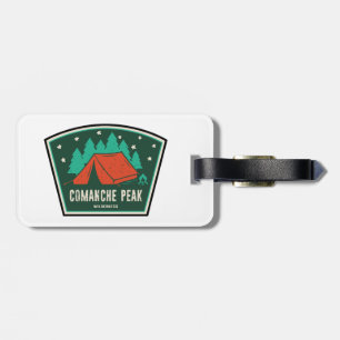 Comanche Peak Wilderness Colorado Camping Luggage Tag