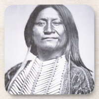 Comanche Tribesman, 1872 (b/w photo)