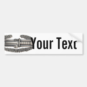 Combat Action Badge Bumper Sticker