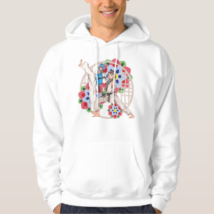 Combat and Tradition - Taekwondo Duo in Action Hoodie