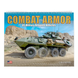 COMBAT ARMOR - US Military Armoured Vehicles Calendar