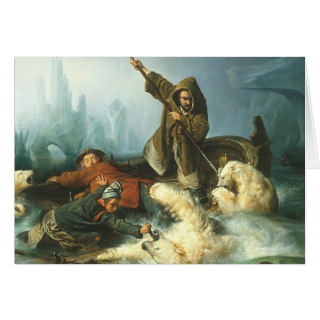 Combat avec les ours blancs (Devant horizontal)